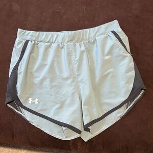 Under Armour Women's Light Gray Athletic Shorts